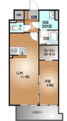 駅東公園前駅 徒歩2分 11階の物件間取画像